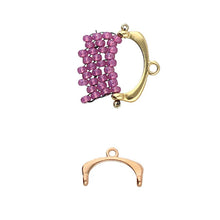 Load image into Gallery viewer, 11/0 Bead Ending 'Fres II' Rose Gold Plated Qty: 1