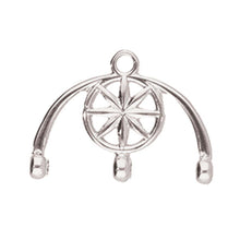 Load image into Gallery viewer, 8/0 Bead Ending 'Amatos III' Antique Silver Plated Qty: 1