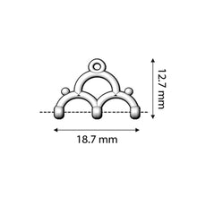 Load image into Gallery viewer, 8/0 Bead Ending 'Lakos III' Rose Gold Plated Qty: 1