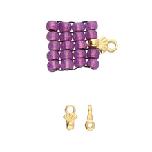 Load image into Gallery viewer, 8/0 Bead Ending 'Pilos' 24K Gold Plated Qty: 1