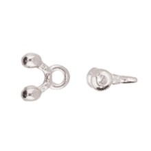 Load image into Gallery viewer, 8/0 Bead Ending 'Alona ii' Antique Silver Plated Qty: 1