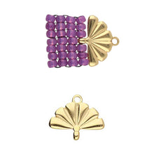 Load image into Gallery viewer, 8/0 Bead Ending 'Sitia' 24K Gold Plated Qty: 1