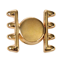 Load image into Gallery viewer, Superduo Magnetic Clasp 'Ateni IV' 24K Gold Plated Qty: 1