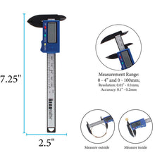Load image into Gallery viewer, Digital Caliper 4"/100mm