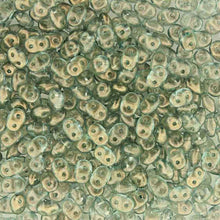 Load image into Gallery viewer, Czech Superduo Beads 2.5x5mm Halo Sky Qty: 10g