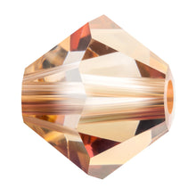 Load image into Gallery viewer, Preciosa 4mm Bicones Crystal Celsian Qty:31 strung