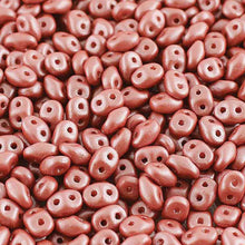 Load image into Gallery viewer, Czech Superduo Beads 2.5x5mm Pearl Shine Autumn Leaves Qty: 10g