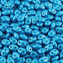 Load image into Gallery viewer, Czech Superduo Beads 2.5x5mm Pearl Shine Azuro Qty: 10g
