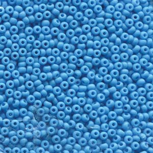 Czech Seedbeads 6/0 Turquoise Blue Opaque Qty: 23g