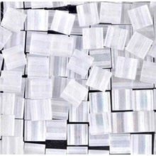 Load image into Gallery viewer, Miyuki Tila Beads 5mm 0131FR Crystal Matte AB Qty:10g Tube
