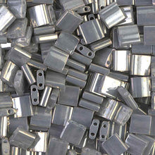 Load image into Gallery viewer, Miyuki Tila Beads 5mm 1865 Galvanized Grey Luster Qty:10g Tube