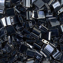 Load image into Gallery viewer, Miyuki Tila Beads 5mm 0464 Light Gunmetal Qty:10g Tube