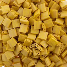 Load image into Gallery viewer, Miyuki Tila Beads 5mm 2311 Dandelion Matte Qty:10g Tube