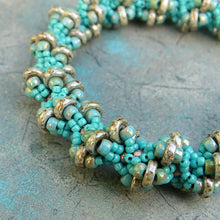 Load image into Gallery viewer, Czech Wheel Beads 6mm Chalk Vega Qty:10g *D*