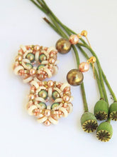 Load image into Gallery viewer, Czech Wheel Beads 6mm Chalk Green Luster  Qty:10g
