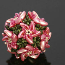 Load image into Gallery viewer, Czech Chilli Beads 4x11mm Alabaster Pink Travertine Qty:25 beads
