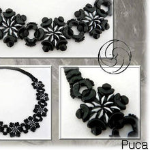 Load image into Gallery viewer, Czech SuperDuo Duets 2.5x5mm Black & White Vega Luster Qty: 10g