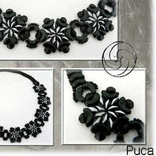 Load image into Gallery viewer, Czech SuperDuo Duets 2.5x5mm Red & Black Opaque Qty: 10g