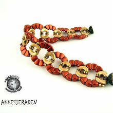 Load image into Gallery viewer, Czech Nib-Bit Beads 5x6mm Navy Picasso Qty:10 grams