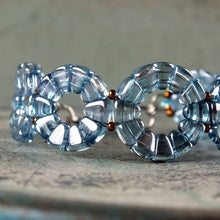 Load image into Gallery viewer, Czech Nib-Bit Beads 5x6mm Chalk Lazure Blue Qty:10 grams