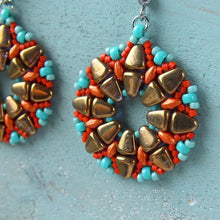 Load image into Gallery viewer, Czech Nib-Bit Beads 5x6mm Bronze Aluminum Qty:10 grams