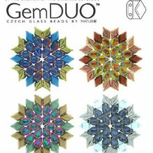 Load image into Gallery viewer, Czech GemDuos 8x5mm Backlit Petroleum Qty: 10 grams