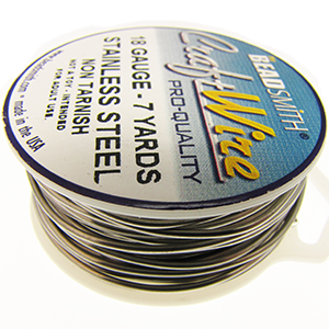 Craft Wire 18 Gauge Stainless Steel Qty:7 yds