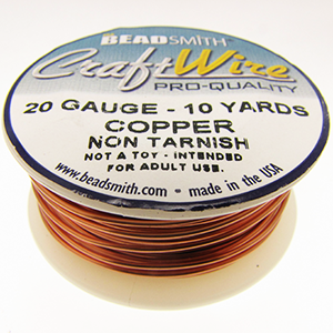 Craft Wire 20 Gauge Copper Qty:10 yds