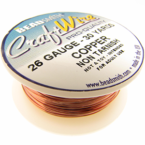 Craft Wire 26 Gauge Copper Qty:30 yds
