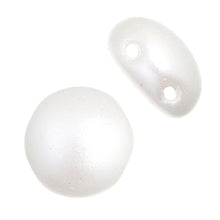 Load image into Gallery viewer, Czech Candy Beads 8mm White Pastel Pearl Qty:22 Beads
