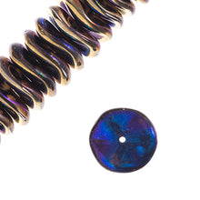 Load image into Gallery viewer, Czech Ripple Beads by Preciosa 12mm California Blue Qty:18