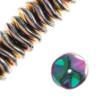 Load image into Gallery viewer, Czech Ripple Beads by Preciosa 12mm California Green Qty:18