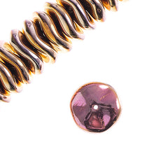 Load image into Gallery viewer, Czech Ripple Beads by Preciosa 12mm California Pink Qty:18