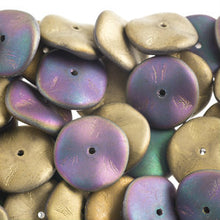 Load image into Gallery viewer, Czech Ripple Beads by Preciosa 12mm California Green Matte Qty:18