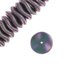 Load image into Gallery viewer, Czech Ripple Beads by Preciosa 12mm California Green Matte Qty:18