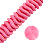 Load image into Gallery viewer, Czech Ripple Beads by Preciosa 12mm Silk Matte Melon Qty:18