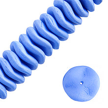 Load image into Gallery viewer, Czech Ripple Beads by Preciosa 12mm Silk Matte Periwinkle Qty:18