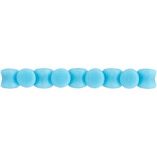 Load image into Gallery viewer, Czech Pellet Beads 4x6mm Light Blue Alabaster Opaque Qty:44 Strung *D*
