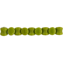Load image into Gallery viewer, Czech Pellet Beads 4x6mm Olivine Alabaster Opaque Qty:44 Strung *D*