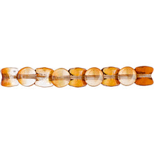 Load image into Gallery viewer, Czech Pellet Beads 4x6mm Crystal Venus Transparent Half-Coat Qty:44 Strung