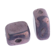 Load image into Gallery viewer, Czech Rhombus Beads 10x8mm Chalk White Vega Qty:20