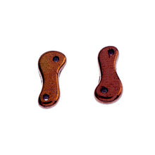 Load image into Gallery viewer, Czech Link Beads 3x10mm Black/Bronze Full Coat Qty:50 beads