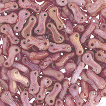 Load image into Gallery viewer, Czech Link Beads 3x10mm Chalk White/Lumi Luster Qty:50 beads