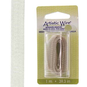 Artistic Wire Mesh Silver 10mm *D* Qty: 1 meter