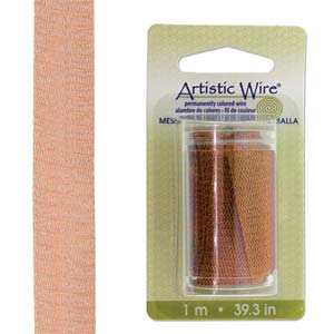 Artistic Wire Mesh Copper 10mm *D* Qty: 1 meter