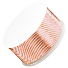 Load image into Gallery viewer, Artistic Wire 22 Gauge Silver Plated Rose Gold Qty:10 Yd