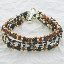 Load image into Gallery viewer, 'Modern Metallics' Bracelet Kit by Leslie Rogalski for The BeadSmith