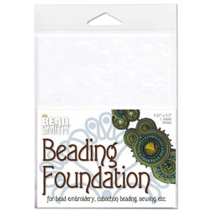 1 Sheet Beading Foundation by The BeadSmith White 4.25x5.5