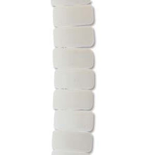 Load image into Gallery viewer, Czech Carrier Beads 9x17mm White Qty:15 Strung