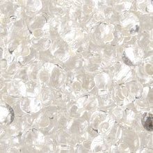 Load image into Gallery viewer, Czech Farfalle Beads Cut 2x4mm Crystal Silver Lined Qty:10g